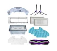 GRZPCJZM Piezas de Repuesto compatibles con los Robots aspiradores Midea I5, I5c, VCR07 y VCR08: Cepillo de Rodillo, Soporte for la mopa y depósito de Agua.(Set 7)