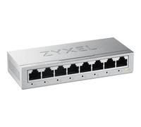Zyxel Conmutador Gigabit de 8 Puertos | No Gestionado | Divisor de Red LAN Ethernet Splitter | Montaje en Pared o Sobremesa [GS-108B v5]