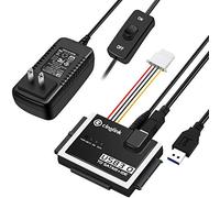 [GS/CE Certified Power Supplier]Cinolink® USB 3.0 to SATA and IDE Hard Drive Adapter Universal 2.5/3.5/5.25 Drives, with 4 Feet (1.2 Meters) USB 3.0 Cable …)