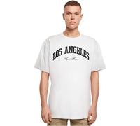 MT Upscale Mt2462-l.a. College Oversize tee Camiseta, Blanco, 5XL Unisex Adulto