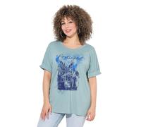 gs1 data protected company 4069787000005 Camiseta con Estampado de Portugal para Mujer, Verde Musgo Claro, 50-52