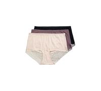 gs1 data protected company 4069787000005 Hipster, 3er-Pack, Spitze Calzoncillos, Tierra, 54-56 Mujeres