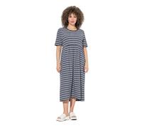gs1 data protected company 4069787000005 Jersey-Kleid, Streifen,überschnitten Vestido, Marine, 58-60 Mujeres