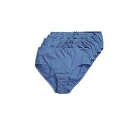 gs1 data protected company 4069787000005 Midislips, 5er-Pack, Einfarbig, bis Gr. 66/68 Ropa Interior, Light Velero Blue, 66-68 Mujeres