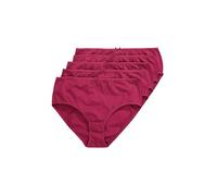 gs1 data protected company 4069787000005 Midislips, 5er-Pack, Einfarbig, bis Gr. 66/68 Ropa Interior, Rojo Oscuro, 62-64 Mujeres