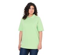 gs1 data protected company 4069787000005 Poloshirt, Piqué, Polokragen, Samt-Knopfleiste, Halbarm Camiseta, Verde, 50-52 Mujeres