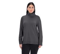 gs1 data protected company 4069787000005 Rollkragenpullover, Breite Rippbündchen, Langarm Sudadera, Gris, 58-60 para Mujer