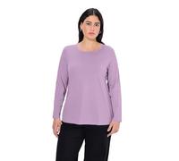 gs1 data protected company 4069787000005 Shirt, Slim, Rundhalsausschnitt, Langarm Camiseta, Lavanda, 58-60 Mujeres