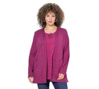 gs1 data protected company 4069787000005 Sweatjacke, Waffelstruktur, Offene Form, Langarm Sudadera, Magnolia, 54-56 para Mujer