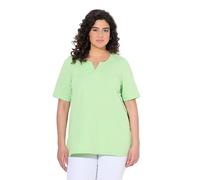 gs1 data protected company 4069787000005 T-Shirt, A-Linie, Tunika-Ausschnitt, Halbarm Camiseta, Verde, 48-50 Mujeres