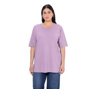 gs1 data protected company 4069787000005 T-Shirt, Rundhalsausschnitt, Relaxed, Halbarm Camiseta, Lavanda, 48-50 Mujeres