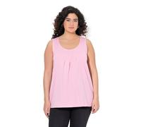 gs1 data protected company 4069787000005 Top, Zierfalten, A-Linie, Rundhals, Ärmellos, Modal Camiseta, Rosa, 48-50 Mujeres