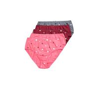 gs1 data protected company 4069787000005 Ulla Popken - Pack de 5 Calzoncillos para Mujer, Talla Grande, diseño Floral, Color Liso, borgoña, 66-68