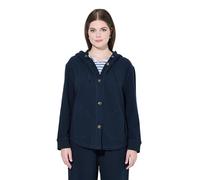 gs1 data protected company 4069787000005 Waffle Pique Sweatjacket with Hood Sudadera, Marine, 44-46 Mujeres