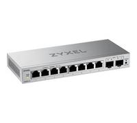 Zyxel GS1200-10 v3, 8 Port Gigabit, 2 x SFP webmanaged Desktop Switch