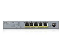 Gs1350-6Hp 6 Port Managed Cctv Poeswitch Long Range 60W 802.3Bt NUEVO