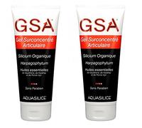 GSA - Gel concentrado para articulaciones de cilicio orgánico, 200 ml, lote de 2