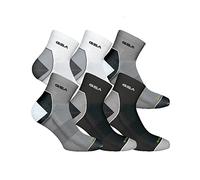 GSA OrganicPlus[+] Calcetines de algodón extra acolchados y de apoyo para hombres - Hilos de algodón orgánico y ecológicos - Talón y dedos reforzados - Calcetines Cortos Deportivos para hombres