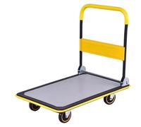 GSACLKES Carros, Carro de Plataforma Plegable Heavyduty Hand Truck Conarre Y Parachoques Carro de Transporte Plegable para Fácil Transporte Y Levantamientosado Dolly Rodante Versátil/Grau