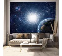 GSAEIMCT Kosmische Morgendämmerung - Helles Licht Der Erde Tapiz De Pared Grande Tapiz Manta De Playa Mantel De Picnic Tapiz Pared Decoración De Pared Dormitorio Sala De Estar Dormitorio, 100 X 75 Cm