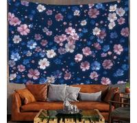 GSAEIMCT Tapiz Hermosas Flores 200 X 150 Cm Botánica Colorida Arte Moderno Neutro Acogedor Frío Fantástico Colgante De Pared Dormitorio Sala De Estar Dormitorio Decoración Tela