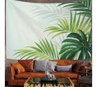 GSAEIMCT Tapiz Hermosas Hojas De Palma 100 X 75 Cm Botánica Tropical Arte Moderno Neutro Acogedor Frío Fantástico Colgante De Pared Dormitorio Sala De Estar Dormitorio Decoración Tela