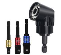 Gsakskdsap 105° Ángulo Recto, Taladro Angular Multifunción, Adaptador de Destornillador Angular, Punta Angular, Broca de Ángulo Recto Vástago Hexagonal para Accesorios Destornilladores Inalámbrico