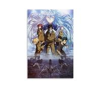 GSARUWEHRH Póster de 86 ochenta y seis anime9 para pared, cubierta de lienzo, póster estético vintage, pintura decorativa para sala de estar, dormitorio, 50 x 75 cm, estilo sin marco