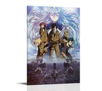 GSARUWEHRH Póster de 86 ochenta y seis anime9 para pared, cubierta de lienzo, póster estético vintage, pintura decorativa para sala de estar, dormitorio, 50 x 75 cm, estilo marco