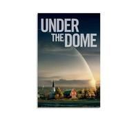 GSARUWEHRH Póster de pared Under The Dome con cubierta de lienzo, póster estético vintage, pintura decorativa para sala de estar, dormitorio, 20 x 30 cm, estilo sin marco