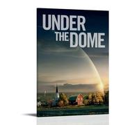 GSARUWEHRH Póster de pared Under The Dome con cubierta de lienzo, póster estético vintage, pintura decorativa para sala de estar, dormitorio, 50 x 75 cm, estilo marco