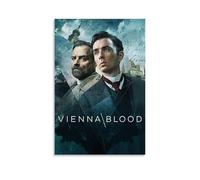 GSARUWEHRH Póster de sangre de Viena para pared, cubierta de lienzo, póster estético vintage, pintura decorativa para sala de estar, dormitorio, 30 x 45 cm, estilo sin marco