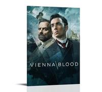 GSARUWEHRH Póster de sangre de Viena para pared, cubierta de lienzo, póster estético vintage, pintura decorativa para sala de estar, dormitorio, 30 x 45 cm, estilo marco