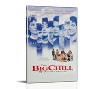 GSARUWEHRH Póster de The Big Chill para pared, cubierta de lienzo, póster estético vintage, pintura decorativa para sala de estar, dormitorio, 60 x 90 cm, estilo marco