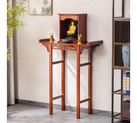 GSATREY Altar del Santuario de Buda, Mesa de Altar, Nichos Budistas del Templo, Mesa De MeditacióN, Suministros de Brujería, para Oraciones Budistas, Ceremonia del Té(80 * 43cm/31.5 * 16.9in)