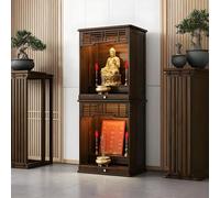GSATREY Altar Santuario para Buda, Plataforma Elevada con Estante Extraíble, Mesa de Ofrendas Decorativa para Hogar, para Decoración del Hogar(61 * 42 * 138cm/24 * 16.5 * 54.3in)