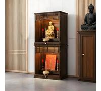 GSATREY Altar Santuario para Buda, Plataforma Elevada con Estante Extraíble, Mesa de Ofrendas Decorativa para Hogar, para Decoración del Hogar(71 * 42 * 138cm/28 * 16.5 * 54.3in)