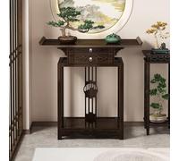 GSATREY Mesa de Altar, Altar Budista de Templo Santuario, Soporte de Madera para Estatua de Buda, Encimera Ampliada, para Oraciones Budistas, Ceremonia del Té(80 * 33 * 100cm/31.5 * 13 * 39.4in)