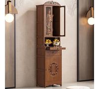 GSATREY Mesa de Altar, Mesa de Meditación con Cajón, con Espacio de Almacenamiento, con Santuario Personal, Decoración del Hogar, para la Espiritualidad(38 * 43cm/15 * 16.9in)