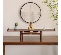 GSATREY Mesa de Altar, Stand de Estatua de Estantería de Buda de Madera, Mesa de Altar para Meditación, Espacio Espiritual Personal, para Oraciones Adivinación Y Cul(54 * 25cm/21.3 * 9.8in)