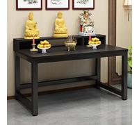 GSATREY Mesa De MeditacióN del Altar, Sala De Estar Sencilla Mesa de Altar, Santuario de Oración, Encimera Ampliada, Ueble Budista Chino, Adecuado Templos y Familias(Black,120 * 70cm/47.2 * 27.6in)