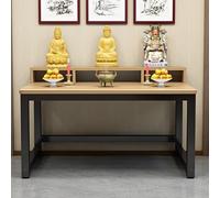 GSATREY Mesa De MeditacióN del Altar, Sala De Estar Sencilla Mesa de Altar, Santuario de Oración, Encimera Ampliada, Ueble Budista Chino, Adecuado Templos y Familias(Yellow,100 * 60cm/39.4 * 23.6in)