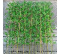 GSATREY Planta Artificial Realista, Árbol de Bambú Artificial, con Troncos Naturales, Plantas Artificiales Decorativas para Interiores, Piscina, Césped, Decoración de Interiores(Green-40pcs,1m/3.3ft)