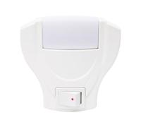 GSC 1301230 Luz de Noche ángulo Recto con Interruptor 1W 230V, 1 W, Blanco