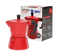 GSC Cafetera Kalossi 3 tazas Rojo 400010009