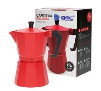 GSC - Cafetera Kalossi 6 tazas Rojo GSC 400010010 - GSC 400010010