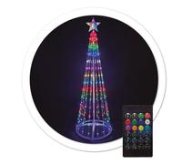 Árbol de Navidad 205 LEDs RGB USB IP44 con Mando 32 Funciones (15 mts) - GSC