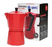 GSC - Cafetera Kalossi 9 tazas Rojo GSC 400010011 - GSC 400010011