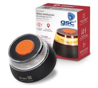 gsc evolution Luz Emergencia V16 con Geolocalización | Certificada por la DGT | Incluye SIM | Base imantada | Obligatoria en 2026