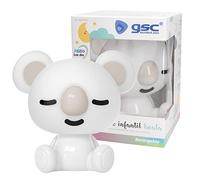 gsc evolution - Luz nocturna infantil LED Koala RGB con intensidad regulable y batería recargable, 7 modos de luz, Lámpara de mesa, lámpara portátil y decoración para habitación Regalo para niños